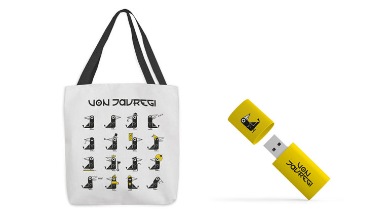 Tote bag y USB Von Jauregi